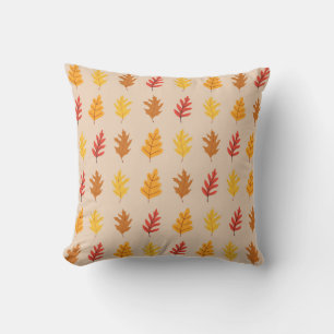  Fall Oak Leaves Cushion