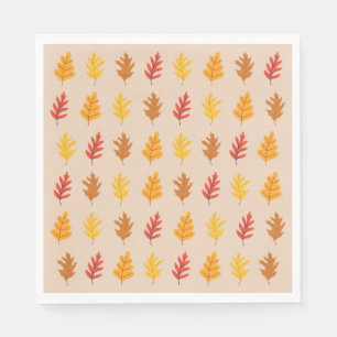Fall Oak Leaves Napkin