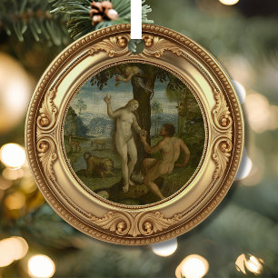 Fall of Man Garden of Eden Advent Jesse Tree Metal Tree Decoration