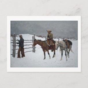 Fall of the Cowboy by Frederic Remington Postcard