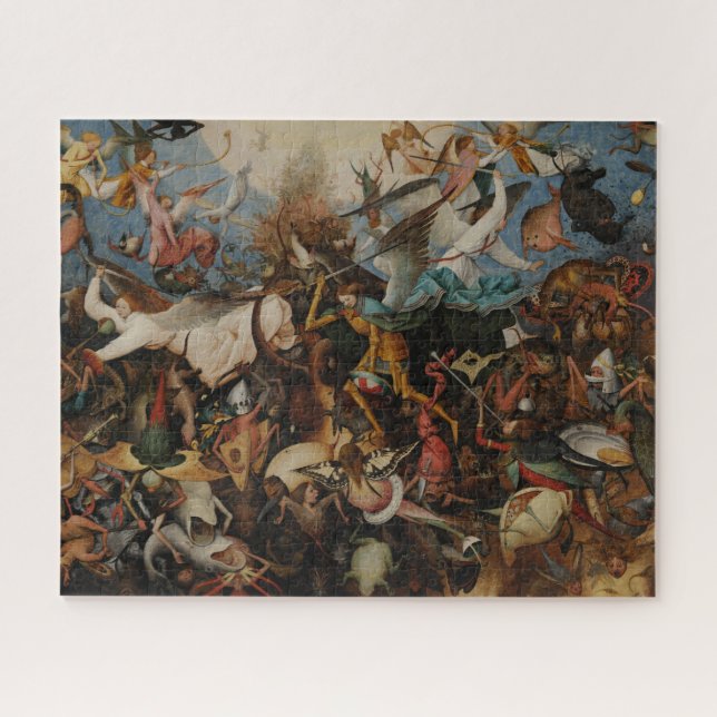 Fall of the Rebel Angels by Pieter Bruegel Jigsaw Puzzle (Horizontal)