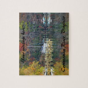 Fall on the Corrotoman River, Virginia Jigsaw Puzzle