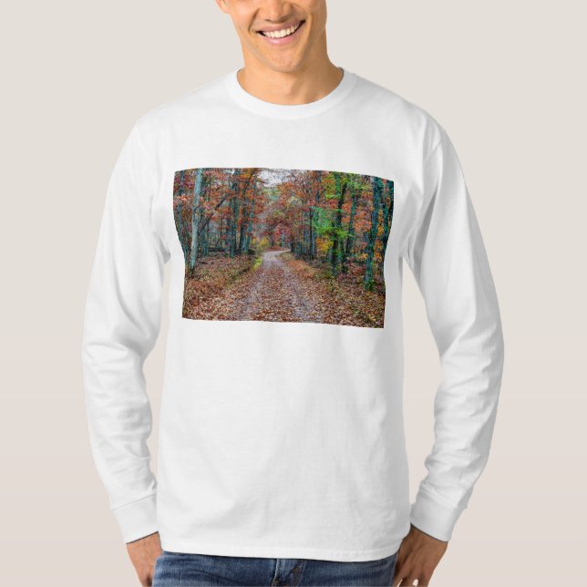 Fall On The Dirt Road new T-Shirt (Front)