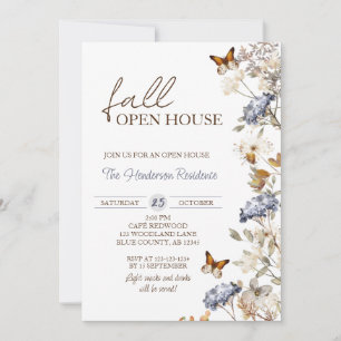 Fall Open House, Housewarming, New Home Party Invitation