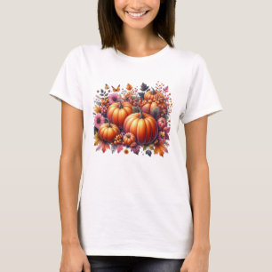 Fall or Thanksgiving themed ladies T-Shirt