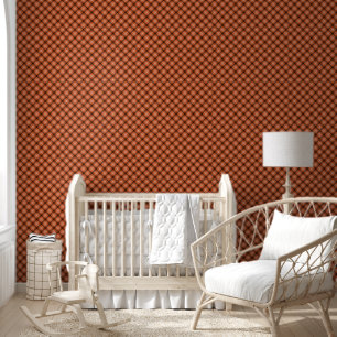 Fall Orange Plaid Buffalo Gingham Grid Patterns Wallpaper