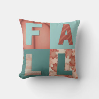 Fall Orange Turquoise Cushion
