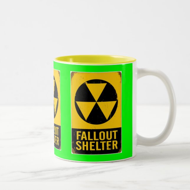 FALL OUT SHELTER Two-Tone COFFEE MUG (Right)
