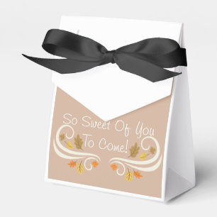 Fall Owl Baby Favour Boxes! Box