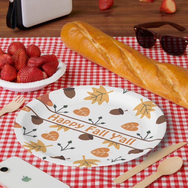 Fall Paper Plate (Picnic)