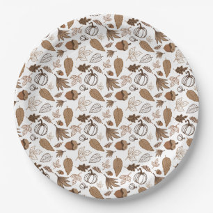 Fall Paper Plate