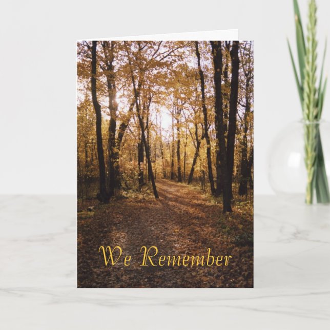 Fall path1, We Remember Card (Front)