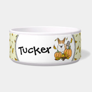 Fall Pembroke Welsh Corgi (red 1) Pumpkins Cute