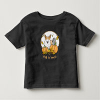 Fall Pembroke Welsh Corgi (red 1) Pumpkins Cute