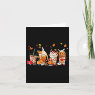 Fall Pharmacist Coffee Autumn Leaves Pharmacy Than Card