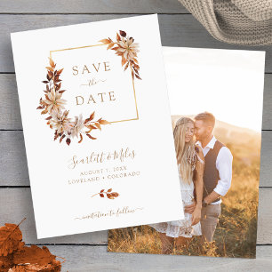 Fall Photo Save The Date