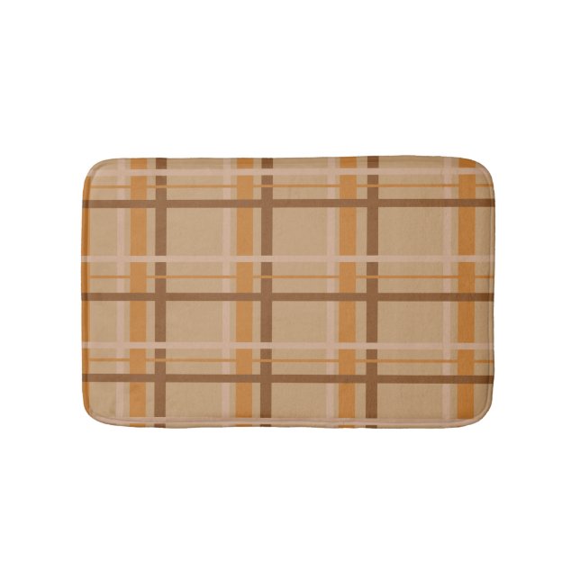 Fall Plaid Bath Mat (Front)