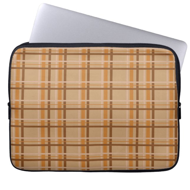 Fall Plaid Laptop Sleeve (Front)
