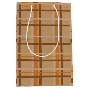 Fall Plaid Medium Gift Bag