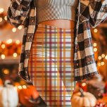 Fall Plaid Pattern Cosy Autumn Leggings<br><div class="desc">Get ready for the cosy season with these Fall Plaid Pattern Leggings. Featuring a vibrant plaid design in autumnal hues of orange, burgundy, and green, these leggings are the perfect addition to your fall wardrobe. Whether you're lounging at home or out enjoying the crisp autumn air, these leggings offer style,...</div>