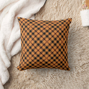 Fall Plaid Pattern Cushion
