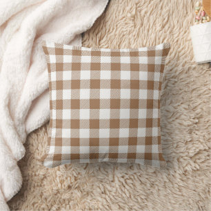 Fall Plaid Pattern Cushion