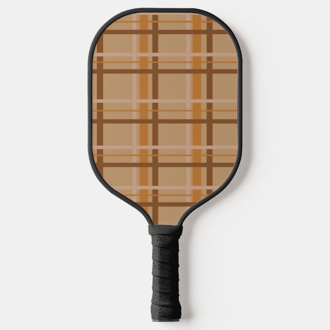 Fall Plaid Pickleball Paddle (Front)