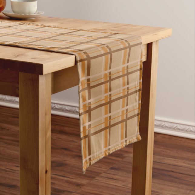 Fall Plaid Short Table Runner (In Situ)