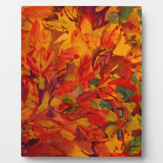 Fall Plaque