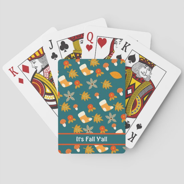 Fall Playing Cards (Back)
