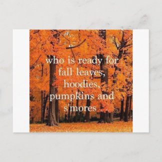 Fall post cards