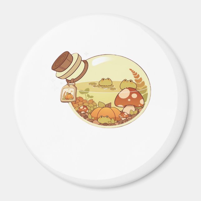 Fall Potion With Froggies Classic Magnet (Front)