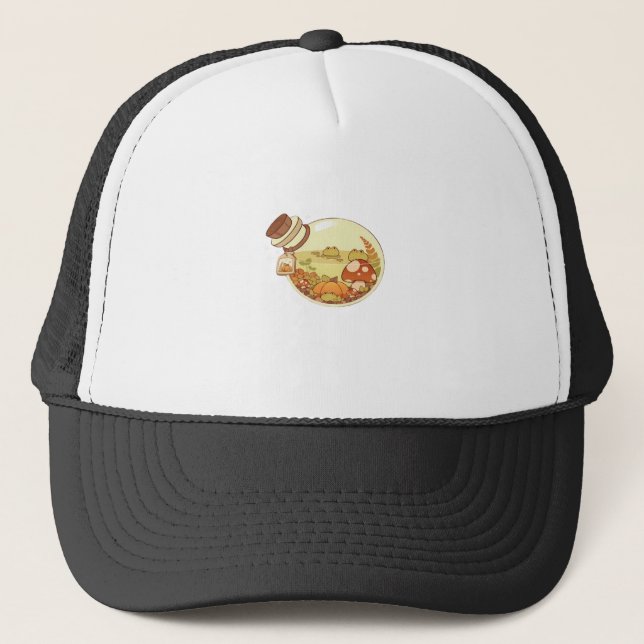 Fall Potion With Froggies Classic Trucker Hat (Front)