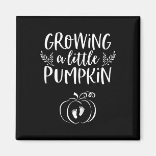 Fall Pregnancy Announcement For Women Halloween By Magnet