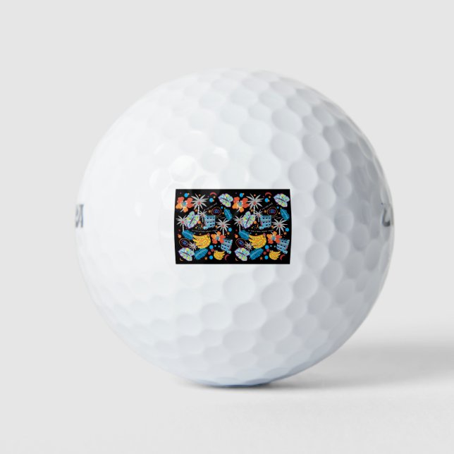 fall print golf balls (Front)
