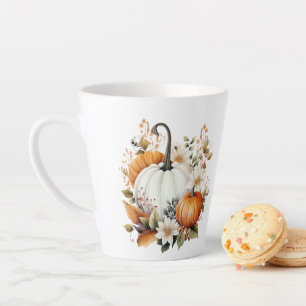 Fall Pumkins Latte Mug