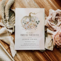 Fall Pumpkin and Floral Bridal Shower