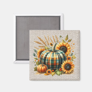 Fall Pumpkin Artwork Magnet
