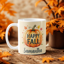 fall pumpkin autumn orange watercolor