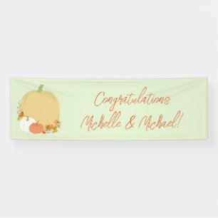 Fall Pumpkin Baby Shower Banner