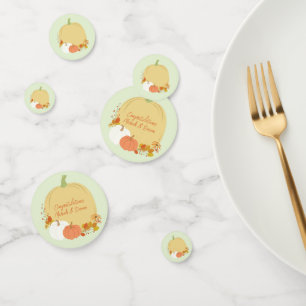 Fall Pumpkin Baby Shower  Confetti
