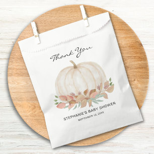 Fall Pumpkin Baby Shower Favour Bags