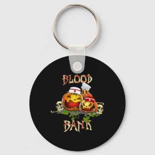 Fall Pumpkin Blood Nk Halloween Lab Scientist Medi Key Ring
