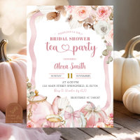 Fall Pumpkin Boho Coquette  Bridal Tea Party 
