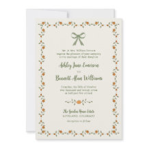 Fall Pumpkin Bow Wedding