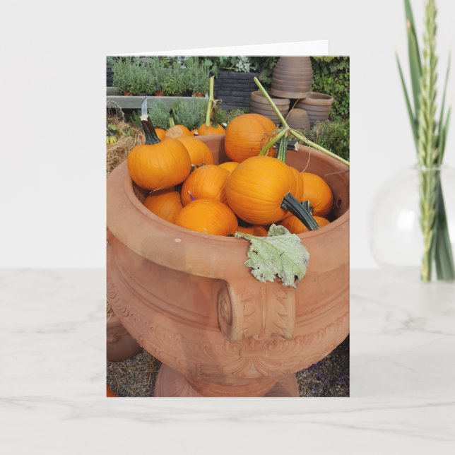 Fall Pumpkin Card (Front)