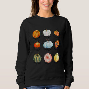 Fall Pumpkin Farm Fresh Pumpkins Autumn Pumpkin Sweatshirt