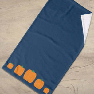Fall Pumpkin Hand Towel