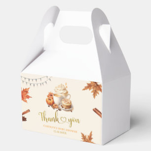 Fall Pumpkin is Brewing Coffee Shower Favour Box