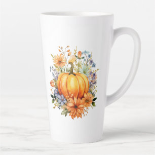 Fall Pumpkin  Latte Mug